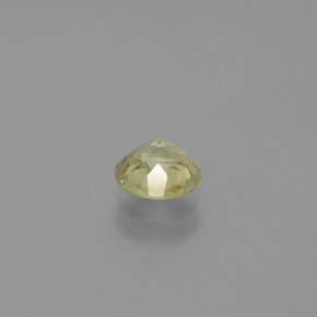 Diasporo con cambio de color  natural de 0,70 ct, corte redondo, SI