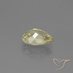 Diásporo con Cambio de Color Amarillo muy claro natural de 1.22 ct, En forma de pera, VS-SI