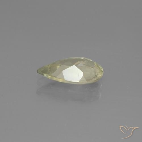 Diásporo con Cambio de Color Amarillo muy claro natural de 1.23 ct, En forma de pera, SI
