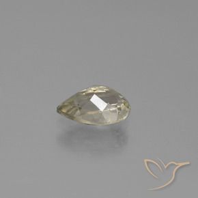Diasporo con cambio de color amarillo natural de 1,19 ct, en forma de pera, VS-SI
