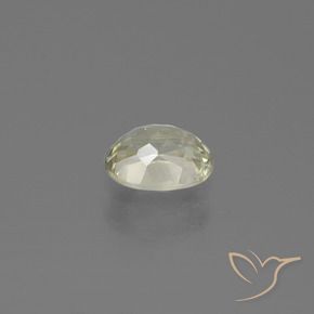 Diásporo con Cambio de Color Amarillo claro natural de 1.06 ct, Ovalada, VS