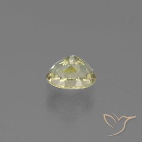 Diásporo con Cambio de Color Amarillo pálido natural de 1.07 ct, Ovalada, VS-SI