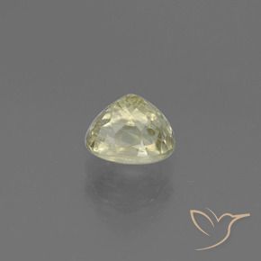 Diásporo con Cambio de Color Verde amarillo natural de 1.20 ct, Ovalada, SI