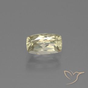 Diásporo con Cambio de Color Amarillo muy pálido natural de 1.28 ct, Forma Cojín, VS-SI
