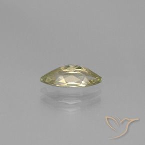 Diásporo con Cambio de Color Amarillo pálido natural de 0.99 ct, Marquesa, VS