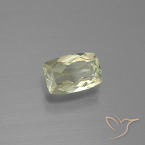 Diásporo con Cambio de Color Amarillo claro natural de 1.29 ct, Forma Cojín, VS