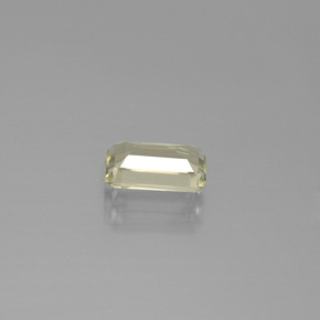 Diasporo con cambio de color amarillo natural de 1,15 ct, corte esmeralda, VVS-VS