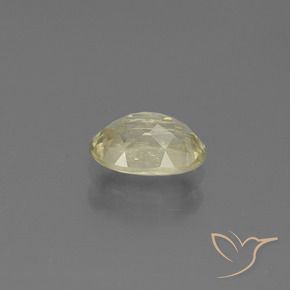 Diásporo con Cambio de Color Beige amarillo natural de 0.98 ct, Ovalada, SI