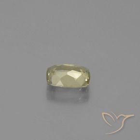 Diásporo con Cambio de Color Amarillo medio natural de 0.84 ct, Forma Cojín, SI