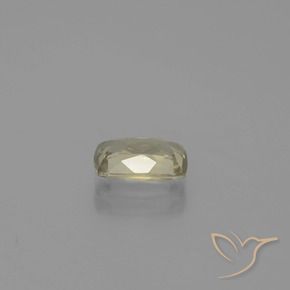 Diásporo con Cambio de Color Verde amarillo claro natural de 0.91 ct, Forma Cojín, VS