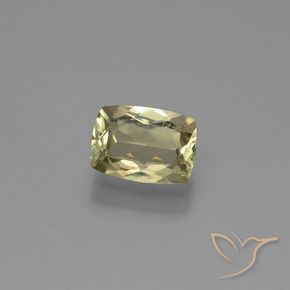 Diásporo con Cambio de Color Amarillo claro natural de 0.99 ct, Forma Cojín, VS