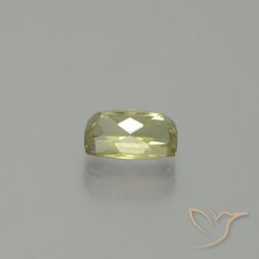 Diásporo con Cambio de Color Beige amarillo natural de 1.15 ct, Corte Cojín, SI