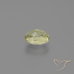 Diásporo con Cambio de Color Amarillo claro natural de 0.75 ct, Ovalada, SI