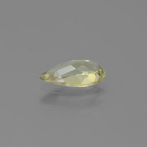 Diásporo con Cambio de Color Amarillo claro natural de 0.93 ct, En forma de pera, VS