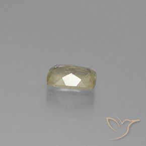Diásporo con Cambio de Color Amarillo dorado claro natural de 0.90 ct, Forma Cojín, SI