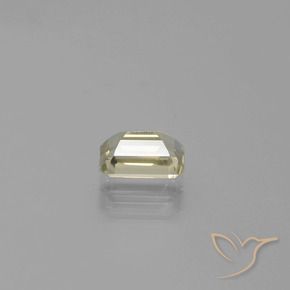 Diásporo con Cambio de Color Amarillo claro natural de 0.90 ct, Corte Octágono / Esmeralda, VVS-VS