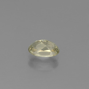 Diasporo con cambio de color amarillo natural de 0,89 ct, corte óvalo, VS