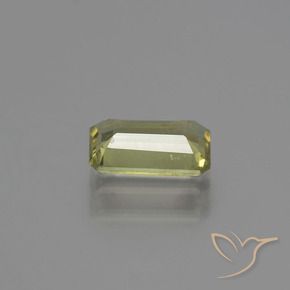 Diásporo con Cambio de Color Amarillo claro natural de 1.03 ct, Corte Octágono / Esmeralda, VS