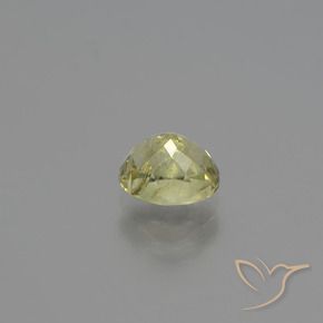 Diásporo con Cambio de Color Amarillo claro natural de 1.26 ct, Ovalada, SI
