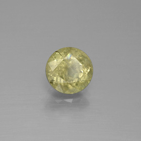 Diasporo con cambio de color  natural de 1,73 ct, corte redondo, SI