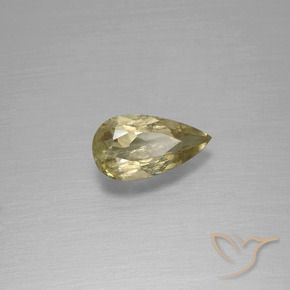 Diásporo con Cambio de Color Amarillo cálido natural de 0.96 ct, En forma de pera, VS-SI