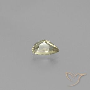 Diásporo con Cambio de Color Amarillo medio natural de 0.83 ct, En forma de pera, VVS-VS