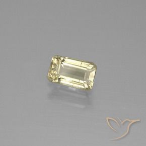 Diásporo con Cambio de Color Amarillo dorado claro natural de 0.83 ct, Corte Octágono / Esmeralda, VS-SI