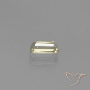 Diásporo con Cambio de Color Amarillo dorado claro natural de 0.76 ct, Corte Octágono / Esmeralda, VS-SI