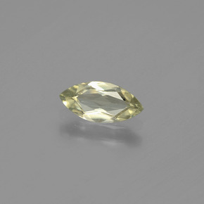 Diasporo con cambio de color amarillo natural de 0,62 ct, marquesa, VS