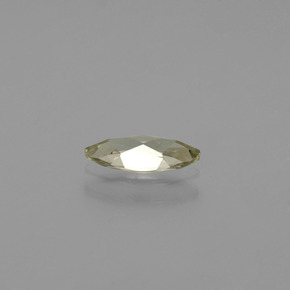 Diasporo con cambio de color amarillo natural de 0,62 ct, marquesa, VS