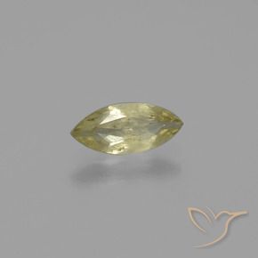 Diásporo con Cambio de Color Amarillo claro natural de 0.70 ct, Marquesa, SI