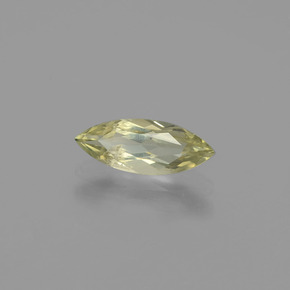 Diasporo con cambio de color amarillo natural de 0,97 ct, marquesa, VS-SI