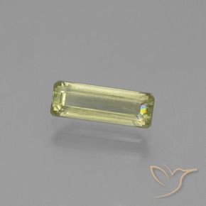 Diásporo con Cambio de Color Beige amarillo natural de 1.35 ct, Corte Octágono / Esmeralda, VS-SI