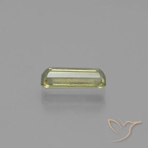 Diásporo con Cambio de Color Beige amarillo natural de 1.35 ct, Corte Octágono / Esmeralda, VS-SI