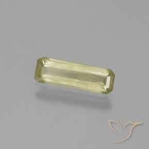 Diásporo con Cambio de Color Beige amarillo natural de 1.27 ct, Corte Octágono / Esmeralda, SI