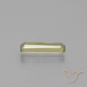 Diásporo con Cambio de Color Beige amarillo natural de 1.27 ct, Corte Octágono / Esmeralda, SI