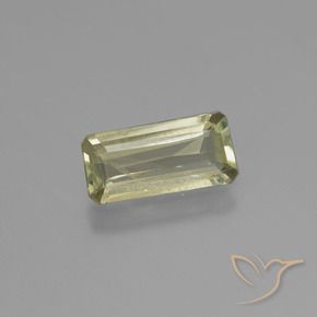 Diásporo con Cambio de Color Beige amarillo natural de 1.10 ct, Corte Octágono / Esmeralda, VS-SI