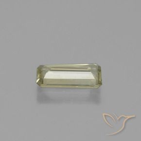 Diásporo con Cambio de Color Beige amarillo natural de 1.10 ct, Corte Octágono / Esmeralda, VS-SI