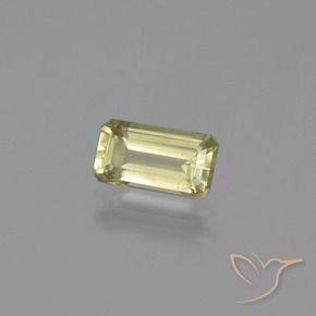 Diásporo con Cambio de Color Verde amarillo natural de 1.07 ct, Corte Octágono / Esmeralda, VS-SI