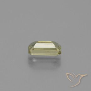 Diásporo con Cambio de Color Verde amarillo natural de 1.07 ct, Corte Octágono / Esmeralda, VS-SI