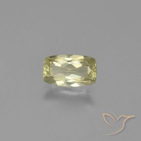 Diásporo con Cambio de Color Amarillo dorado claro natural de 1.13 ct, Forma Cojín, VS-SI