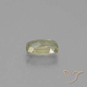 Diásporo con Cambio de Color Amarillo dorado claro natural de 1.13 ct, Forma Cojín, VS-SI