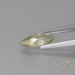 Diásporo con Cambio de Color Amarillo terroso natural de 1.06 ct, Marquesa, VS