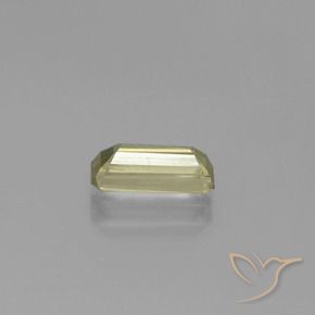 Diásporo con Cambio de Color Amarillo pálido natural de 1.22 ct, Corte Octágono / Esmeralda, VS-SI