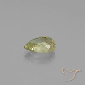 Diásporo con Cambio de Color Amarillo muy pálido natural de 3.24 ct, En forma de pera, VS-SI