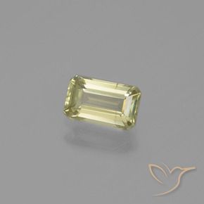 Diásporo con Cambio de Color Amarillo medio natural de 1.06 ct, Corte Octágono / Esmeralda, VS-SI