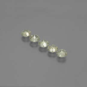 Gemas de Diásporo con Cambio de Color Verde/rosado natural de  ct, Corte Redondo, VS