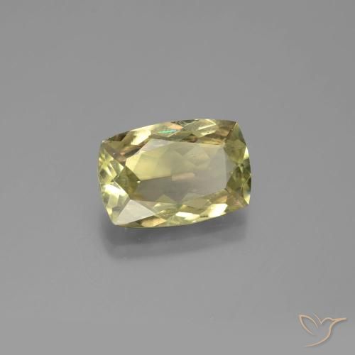 Diásporo con Cambio de Color Amarillo medio natural de 4.89 ct, Forma Cojín, SI