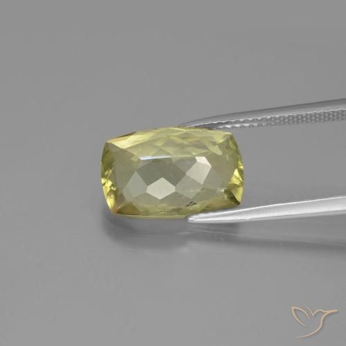 Diásporo con Cambio de Color Amarillo medio natural de 4.89 ct, Forma Cojín, SI