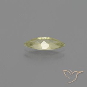 Diásporo con Cambio de Color Amarillo claro natural de 0.98 ct, Marquesa, VS